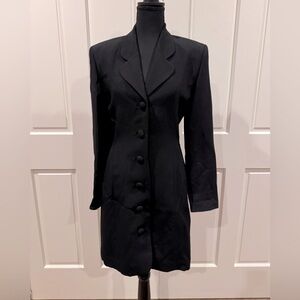 Vintage Nicole Miller classic black suitdress